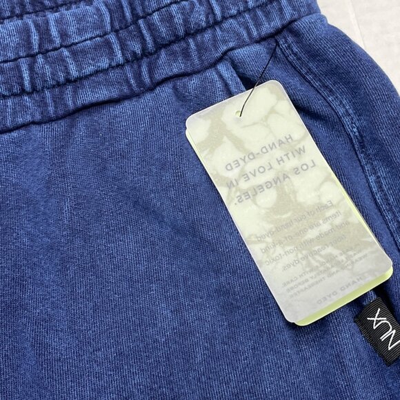 NUX Pants Womens S Terry Bootcut Blue Stone Pull On Bamboo Cotton Blend Lounge - Picture 4 of 14